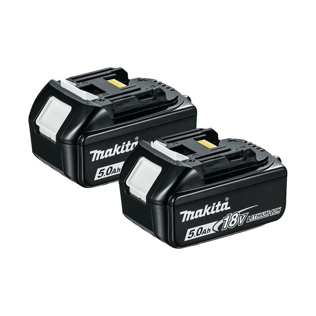 Makita BL1850 18V LXT 5.0Ah Li-Ion Battery Twin Pack